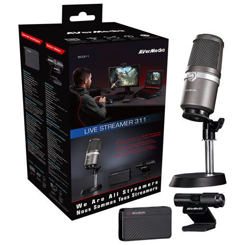 AVerMedia Live Streamer 311 Webcam Bundle