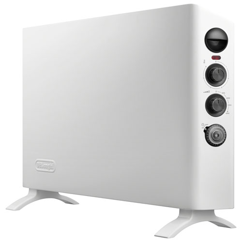De'Longhi Slim Style Indoor Manual Panel Heater - 27" - White