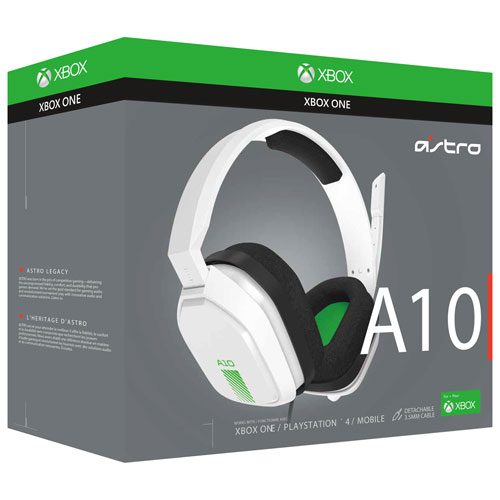 Astro A10 Gaming Headset For Xbox One White Best Buy Canada