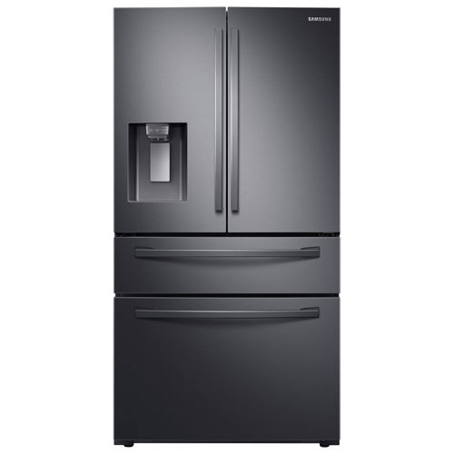 Réfrigérateur à deux portes de 36 po de Samsung - Noir - BO - Parfait état