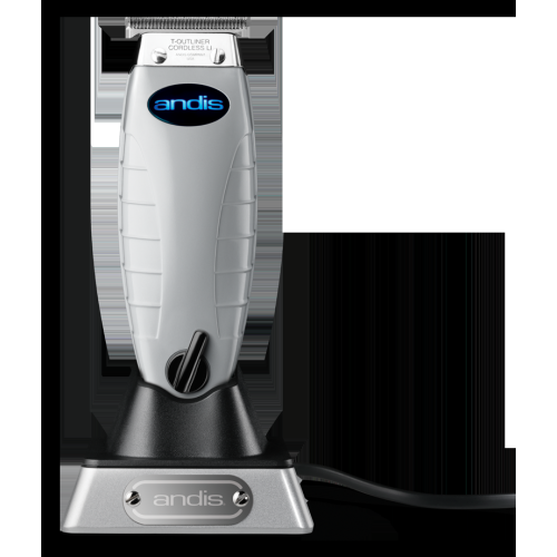 Andis Professional Cordless T-Outliner Li Trimmer #AN74000 - Capable of Over 100 Minute Cordless Run Time