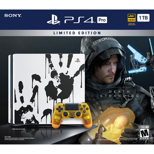 Limited Edition Death Stranding Playstation 4 Pro 1tb Bundle