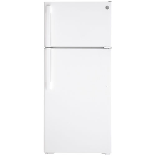 GE 28" 16.6 Cu. Ft. Top Freezer Refrigerator - White