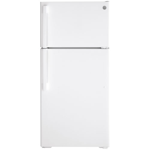 GE 28" 15.6 Cu. Ft. Top Freezer Refrigerator - White