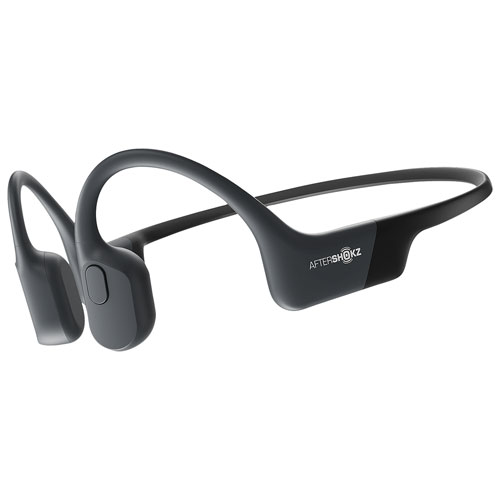 Écouteurs Bluetooth à conduction osseuse Aeropex d'AfterShokz - Noir cosmique