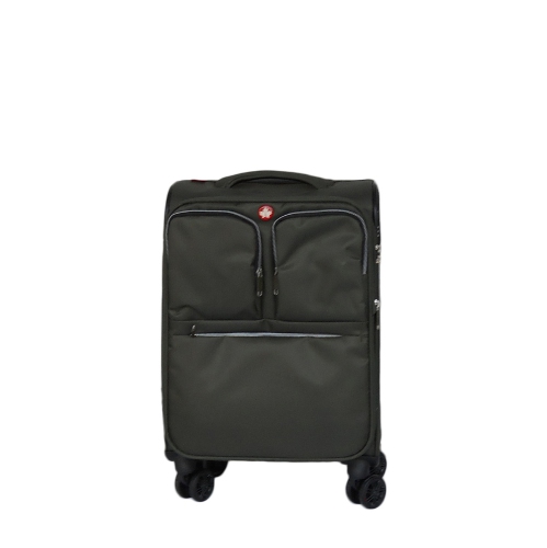 olive green suitcase