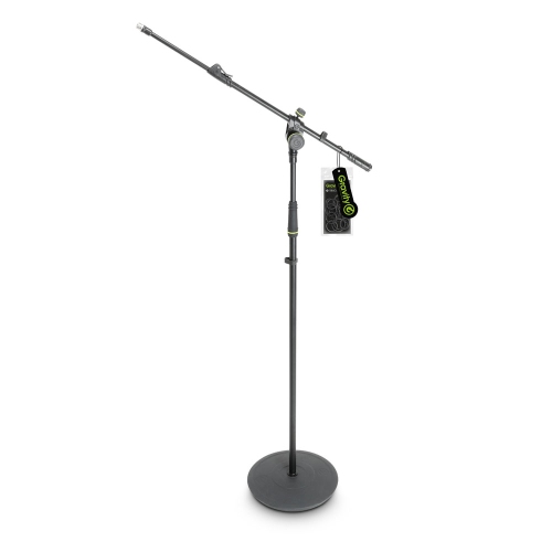 Gravity MS 2322B Round Base Telescoping Boom Mic Stand