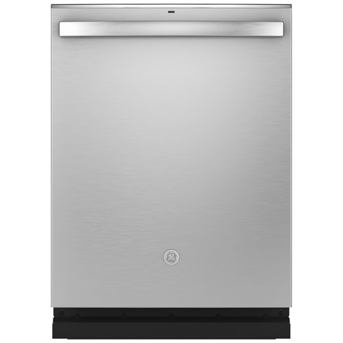 GE 24" 46dB Built-In Dishwasher with Stainless Steel Tub & Third Rack -Stainless