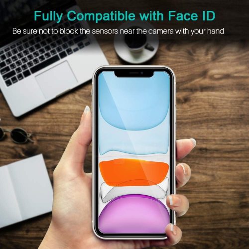 [3 Pack] Screen Protector for iPhone 11 and iPhone XR [Tempered Glass][Case Friendly] DoubleDefence
