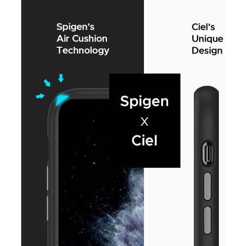 La série Color Brick de Ciel est conçue pour l'étui Pro Max de iPhone 11 - Noir