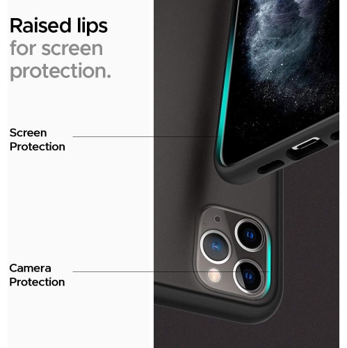 La série Color Brick de Ciel est conçue pour l'étui Pro Max de iPhone 11 - Noir