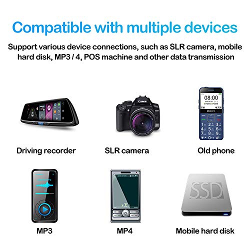 XINYUWIN Mini USB 5Pin Power Cord 5FT Compatible with Garmin GPS Navigator Nuvi 50lmt 52lm 55lmt 57lm 67lm 2457lmt