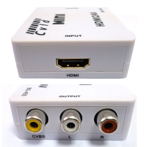 CVID  Ckitze Bg-450 HDMI to Av Rca Pal/ntsc Video Converter Adapter