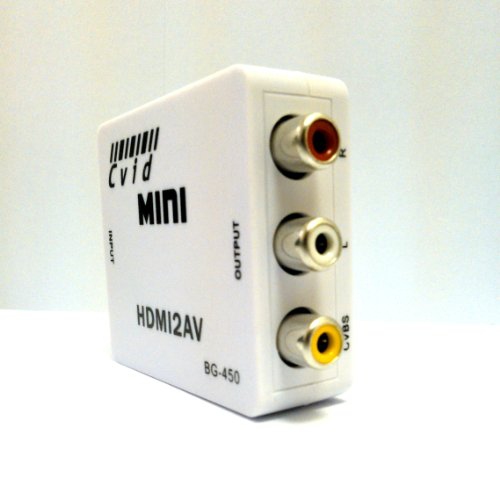 CKITZE BG-450 HDMI To AV RCA PAL/NTSC Video Converter Adapter