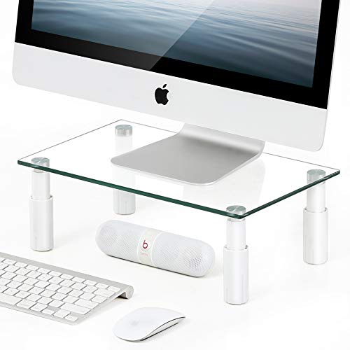 Fitueyes Computer Monitor Riser Height And Angle Adjule Laptop Desktop Stand For Flat Screen Lcd Led Tv Incredible Ping Paradise Newest S Latest Trends And Besting Items Fitueyes Clear Computer Monitor Riser Dual Desktop Stand Clamp For