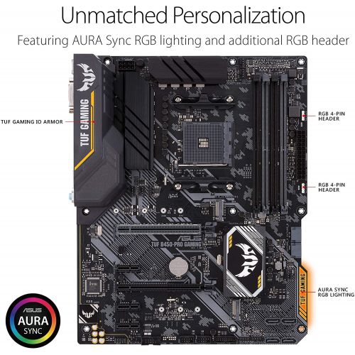 ASUS MB TUF B450-PRO GAMING AMD AM4 B450 Max.64GB DDR4 HDMI USB DVI-D ATX RTL