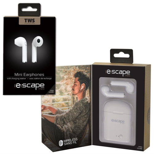 escape true wireless bluetooth earbuds