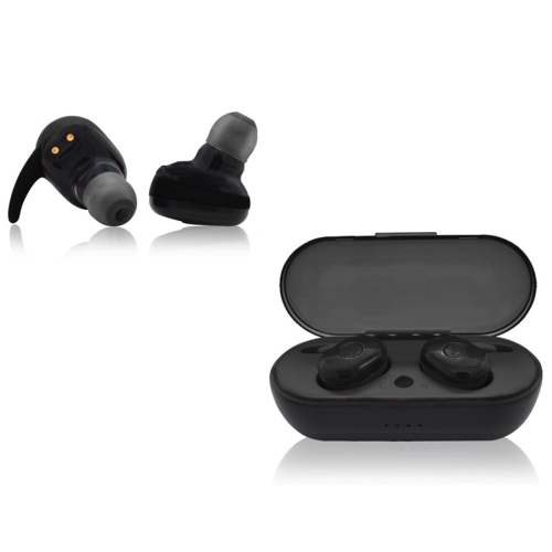 Escape BTM43 Wireless Stereo Bluetooth Earphones With Charging Station Black