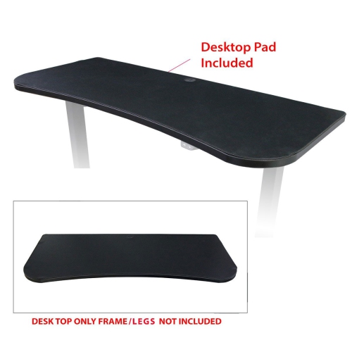 Boost Industries GD-N55 55" Single Piece Gaming Desk Top with Pad