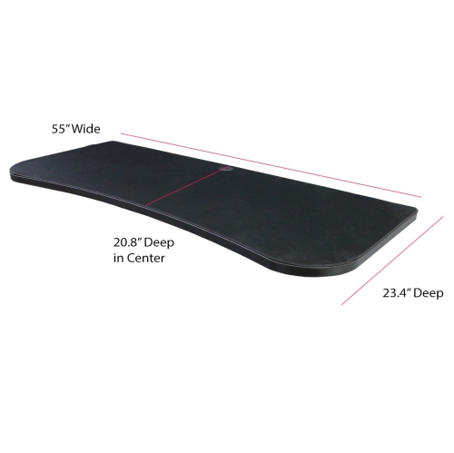 Boost Industries GD-N55 55" Single Piece Gaming Desk Top with Pad