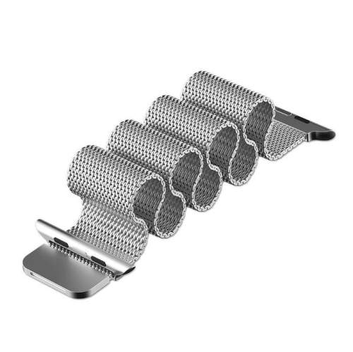 Bracelet de rechange en treillis métallique magnétique pour Apple Watch iWatch série 1 à 10 SE Ultra, 42 mm 44 mm, 45 mm, 46 mm,