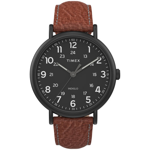 Timex Weekender 43mm Men's Casual Watch - Brown/Black