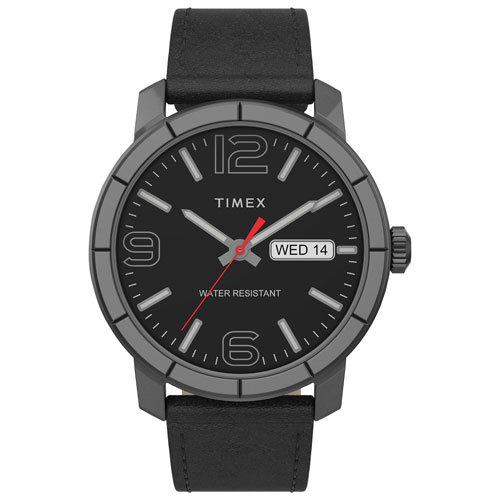 mens black chrome watches