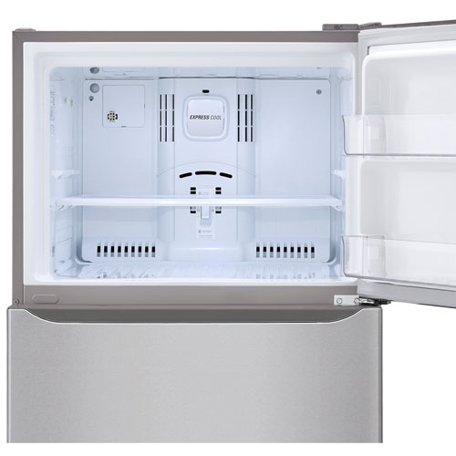 Réfrigérateur à congélateur supérieur 20,2 pi³ 30 po de LG avec éclairage DEL - Inox