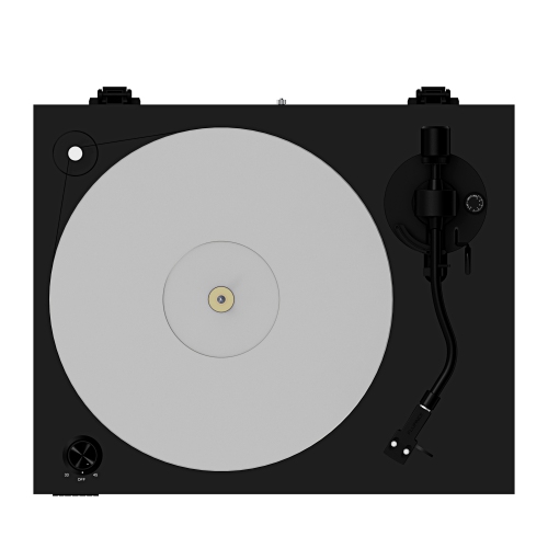 Tourne-disque haute fidélité RT85 de la série Reference de Fluance avec cartouche bleue Ortofon 2M et plateau en acrylique