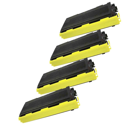 ICC Compatible 4 Pack Brother TN-350 Black Toner Cartridge for HL-2030/2040/2070, MFC-7220/7820, DCP-7010/7020/7025