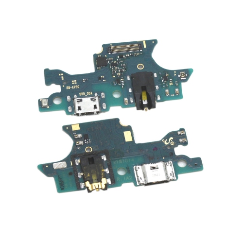 ESOURCE PARTS  Replacement Charging Port PCb With Headphone Jack + Microphone Flex Compatible With Samsung Galaxy A7 (2018) A750