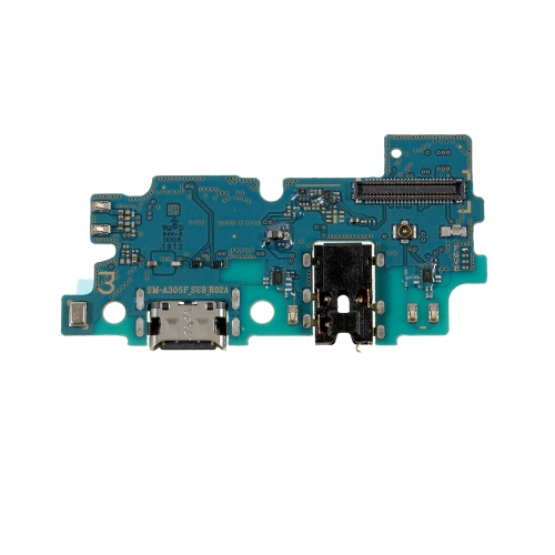 ESOURCE PARTS  Replacement Charging Port PCb With Headphone Jack + Microphone Flex Compatible With Samsung Galaxy A30
