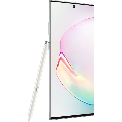 Refurbished - Samsung Galaxy Note10+ 256GB Smartphone - Aura White - Unlocked - Certified Refurbished
