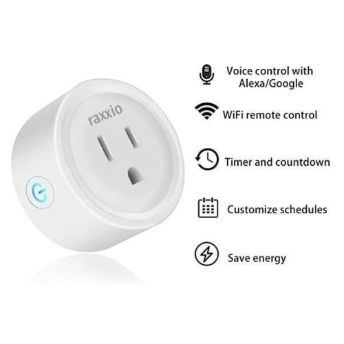 Raxxio Smart Plug WiFi Outlet with Wireless Control