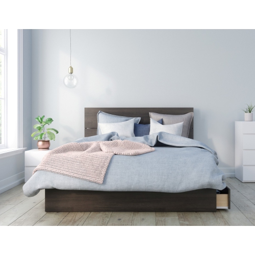 Nexera 3-Piece Bedroom Set With Bed Frame, Headboard & Nightstand