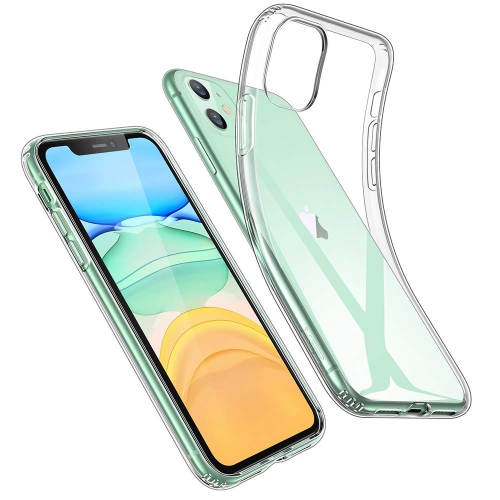 HYFAI iPhone 11 Case, Slim Clear Soft TPU, Flexible Silicone Cover for iPhone 11 6.1-Inch, Clear