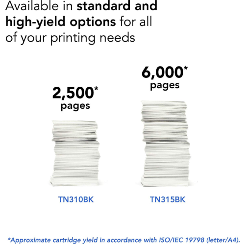 Brother TN315BK Original High Yield Black Toner, For Brother HL4150, MFC9460 to MFC9970