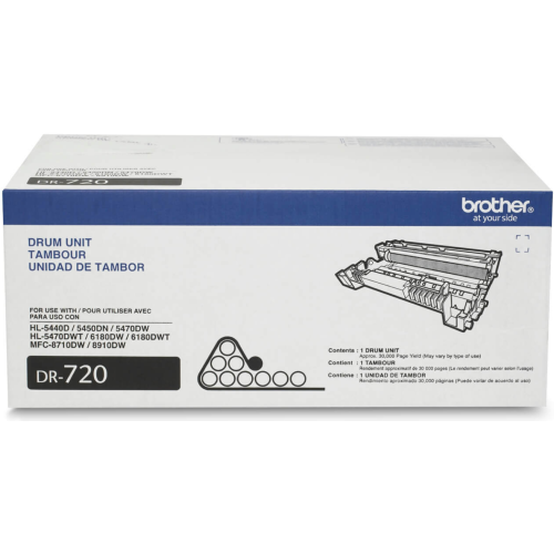 Brother Original DR720 Drum Unit For. Brother HL-5450, MFC-8510 - 8950DW to HL-6180 Serie
