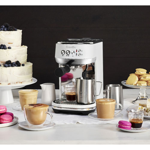 Breville Bambino Plus Automatic Espresso Machine - Sea Salt