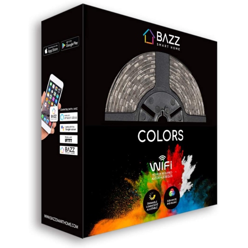 BAZZ Smart Home Wi-Fi RGB 10-ft LED Light Strip U183MRGBWWF