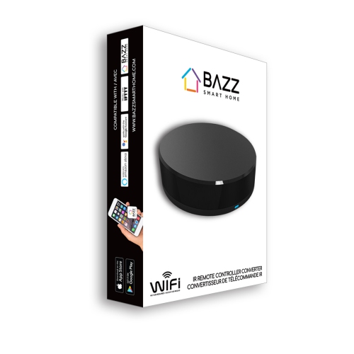 BAZZ Smart Home Wi-Fi Remote Control Converter Black IRREMOTEWFBK