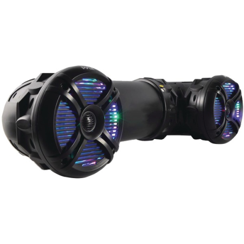 PYLE  Platv65Bt Marine/atv 6.5" 800-Watt Powered Speaker System With Bluetooth & Led Lighting