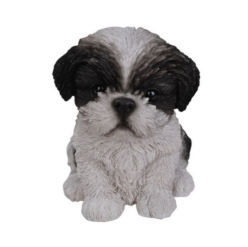 HI-LINE GIFT LTD  Hi-Line Gifts Ltd Pet Pals- Shih Tzu Puppy Blck/wht