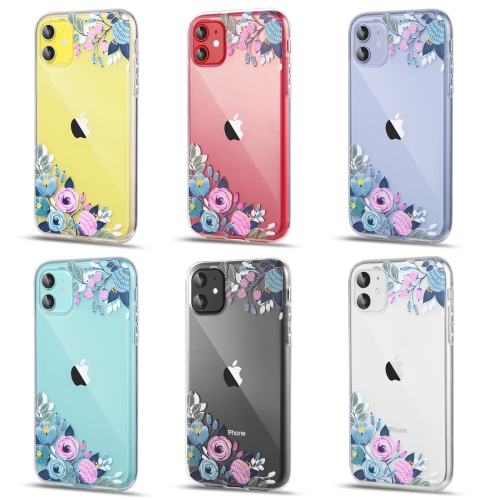 navor Clear Case Cute Flower Design Compatible with iPhone 11 6.1 inch Soft & Flexible TPU Slim Shockproof Transparent [Clear]