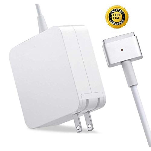 White Mac Book Air Charger,Replacement 45w Magsafe 2 T-Tip Power Adapter Charger Compatible with Mac Book Air 11-inch and 13 inch After Mid 2012 