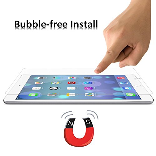 iPad 9.7" / iPad Pro 9.7 / iPad Air 2 / iPad Air Screen Protector [3-Pack],TANTEK Tempered Glass Screen
