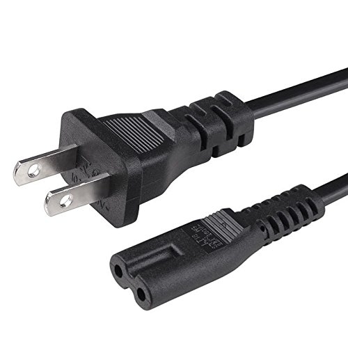 NiceTQ Replacement US 2Prong AC Power Cord Cable For HP OfficeJet Pro 6978 8710 8720 Wireless All-in-One Photo Printer