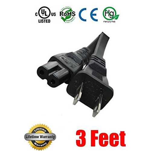 IMBAPRICE  3 Feet Long Ac Power Adapter Cord Compatible With Apple Tv (1St, 2Nd & 3Rd Generation) Power Cable