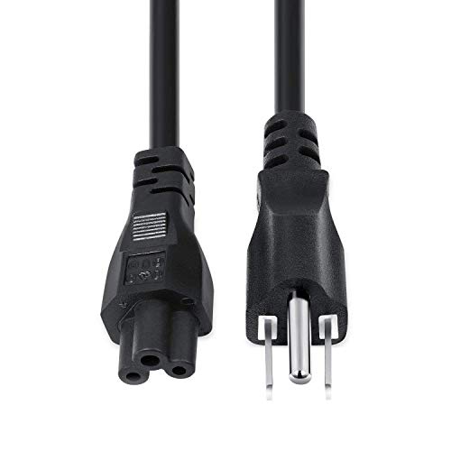 BESTLAND  3-Slot Power Cable Ac Power Supply Cord Ac Adapter Cable 3 Prong Charger Cable Compatible With Dell Laptop