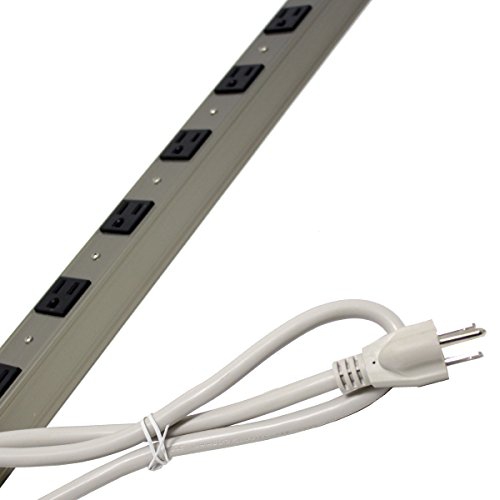 12 Outlet Surge Protector, Power Bar, Power Strip with 3ft Cord 125V/15A, Certified UL cULus